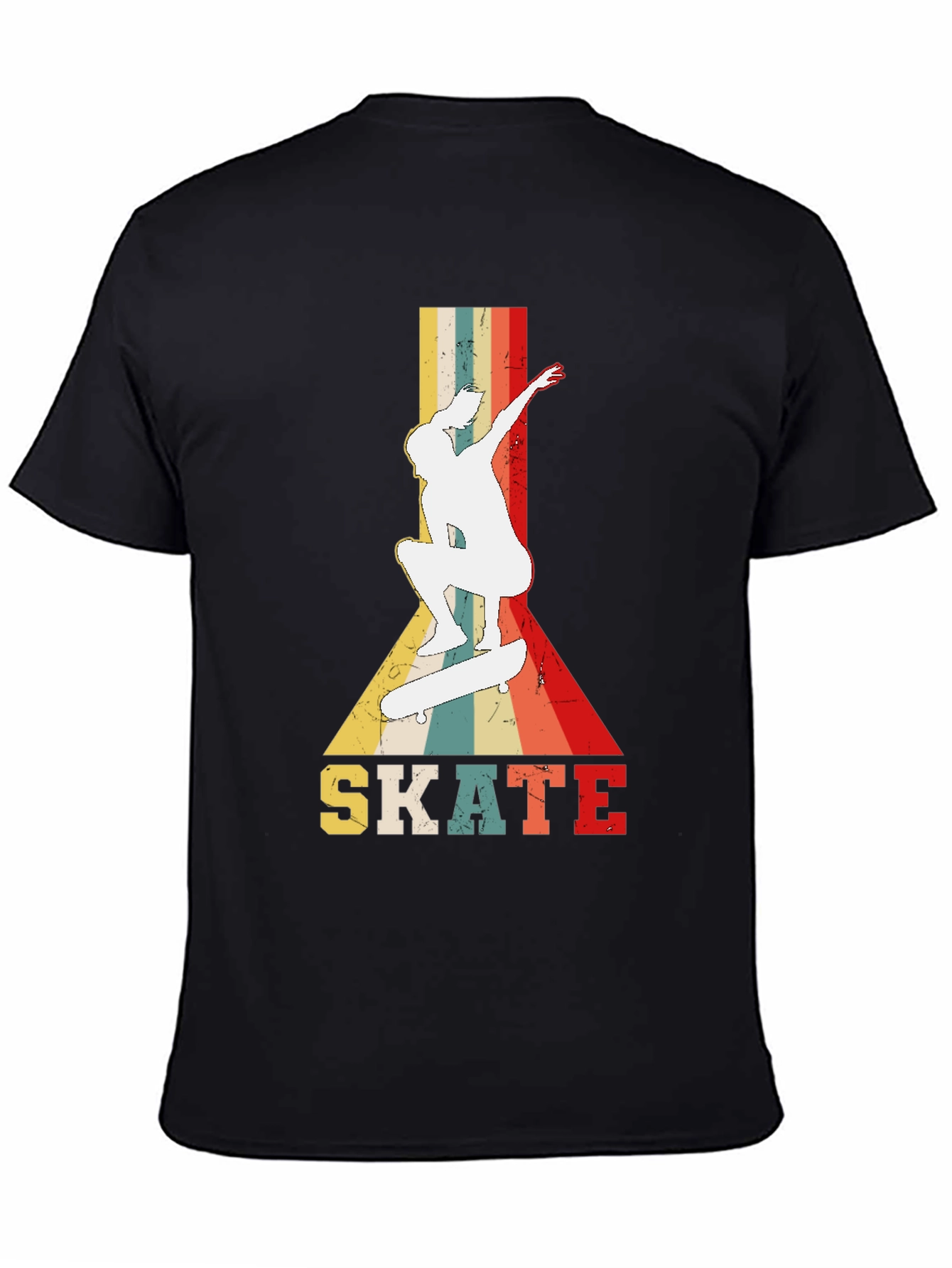 Retro Skate T-Shirt - Vintage Style Skateboarder Tee