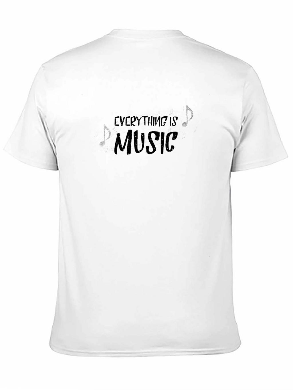 Everything is Music Graphic Tee - Black Cotton T-Shirt