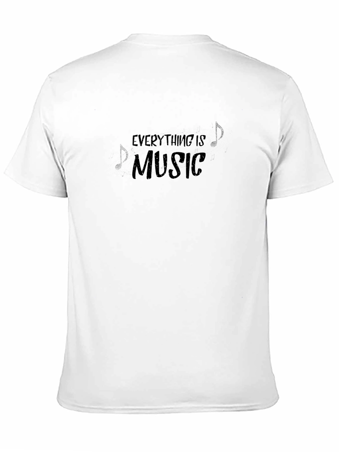 Everything is Music Graphic Tee - Black Cotton T-Shirt
