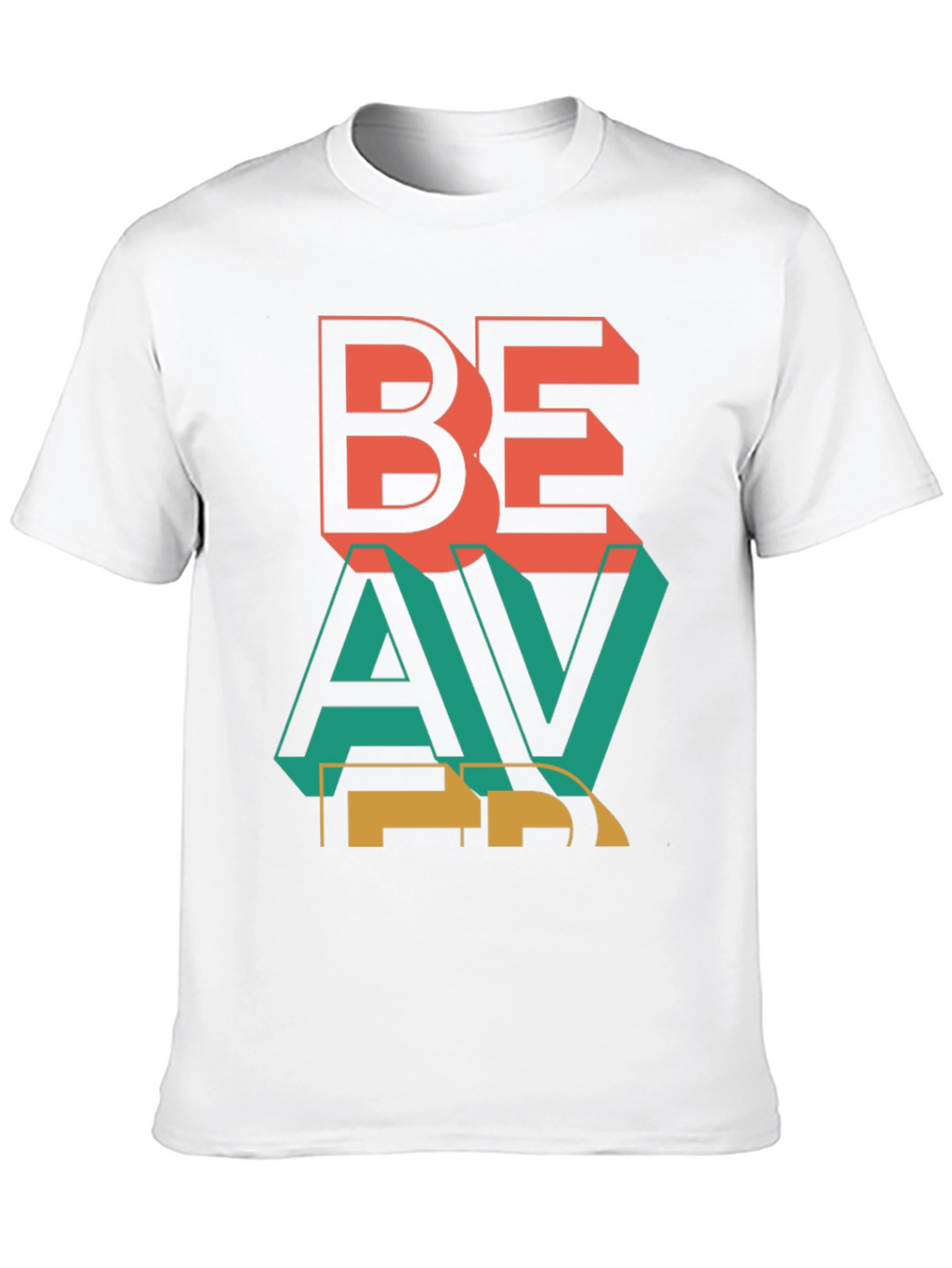 Retro Style Be Brave Graphic Black T-Shirt
