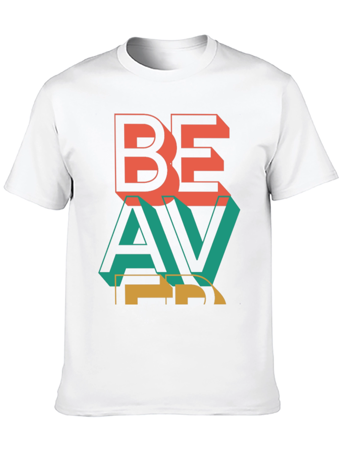 Retro Style Be Brave Graphic Black T-Shirt