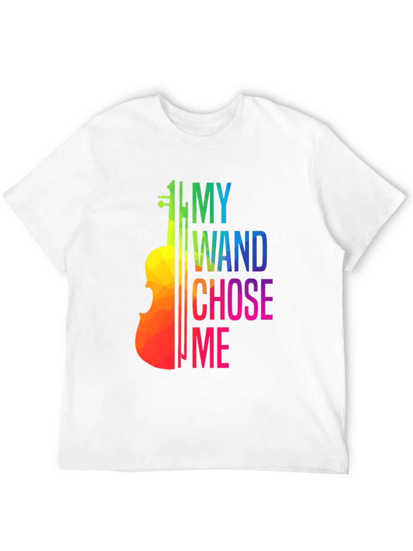 Violin Lover T-Shirt: My Wand Chose Me Musician Tee