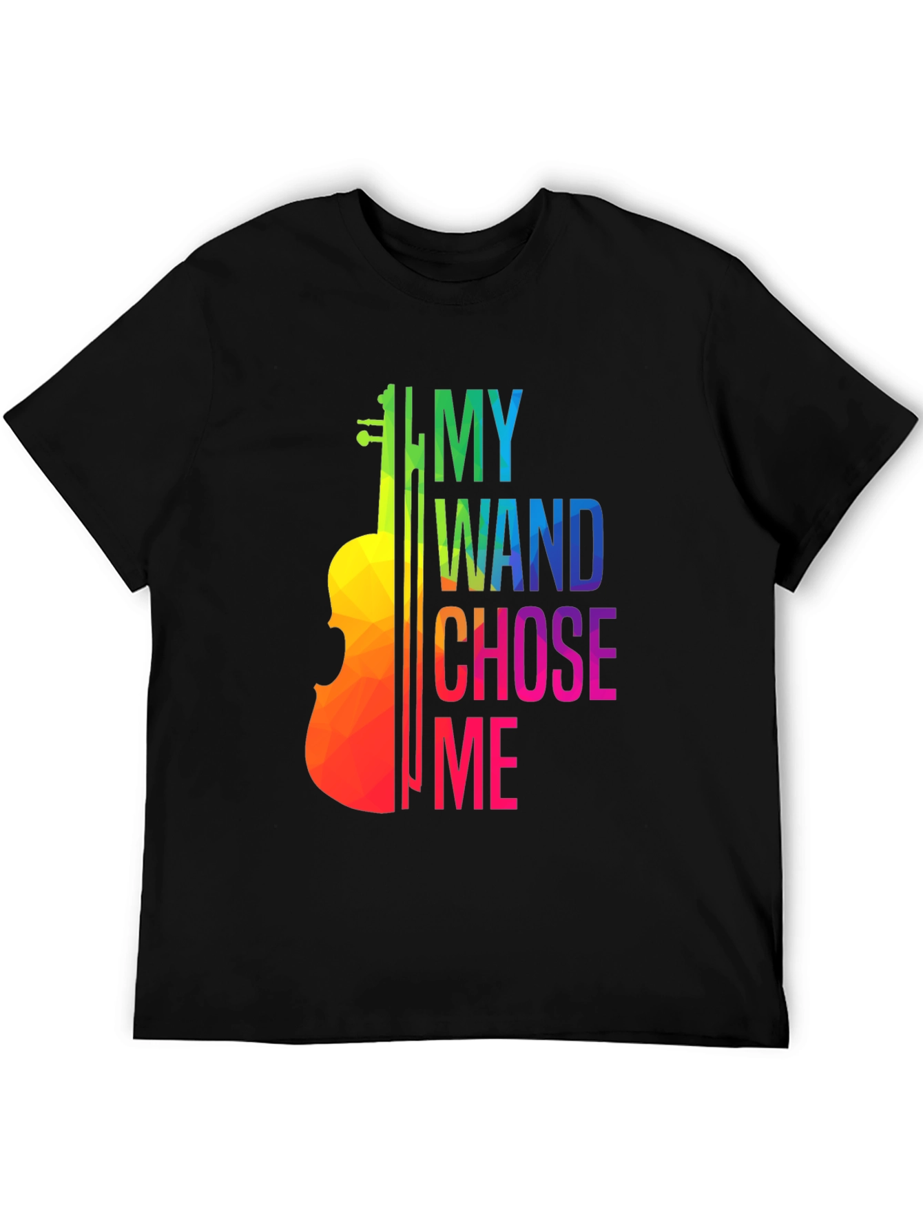 Violin Lover T-Shirt: My Wand Chose Me Musician Tee