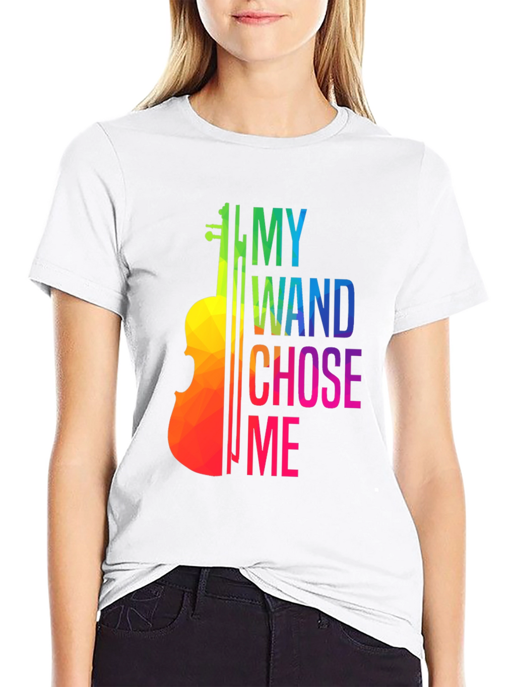 Violin Lover T-Shirt: My Wand Chose Me Musician Tee