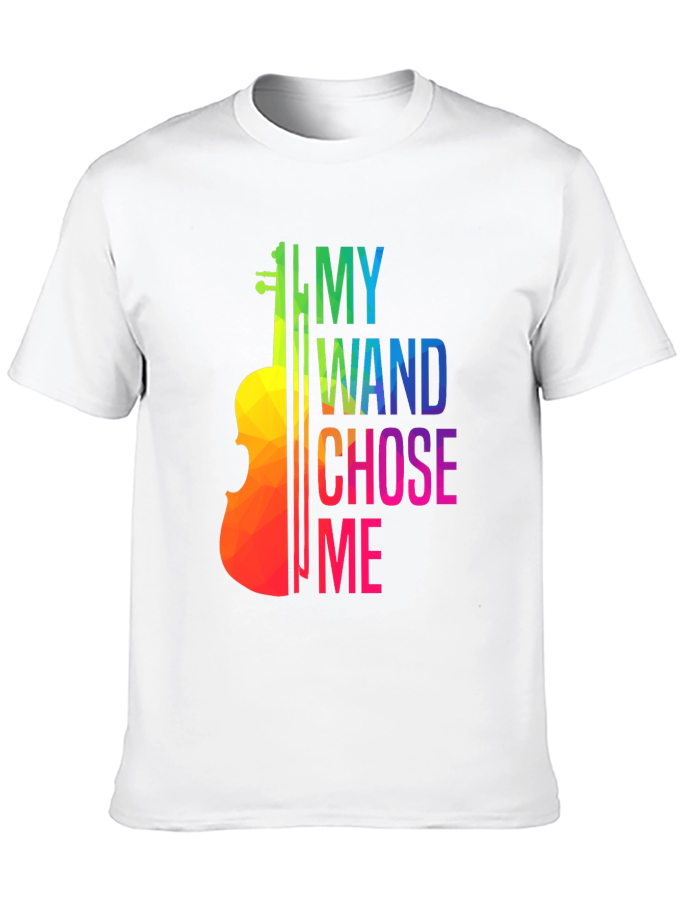 Violin Lover T-Shirt: My Wand Chose Me Musician Tee