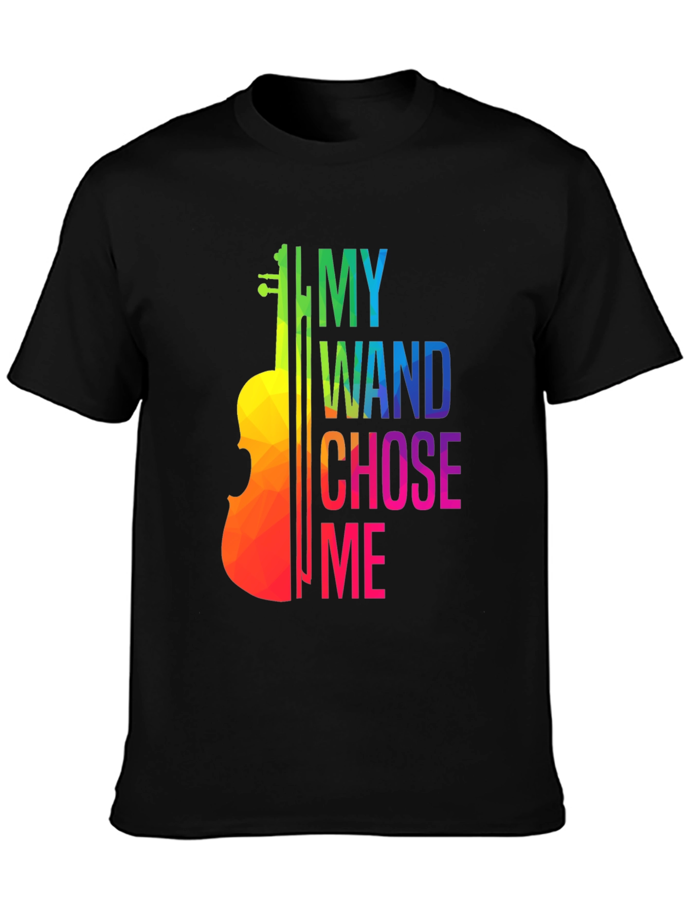 Violin Lover T-Shirt: My Wand Chose Me Musician Tee