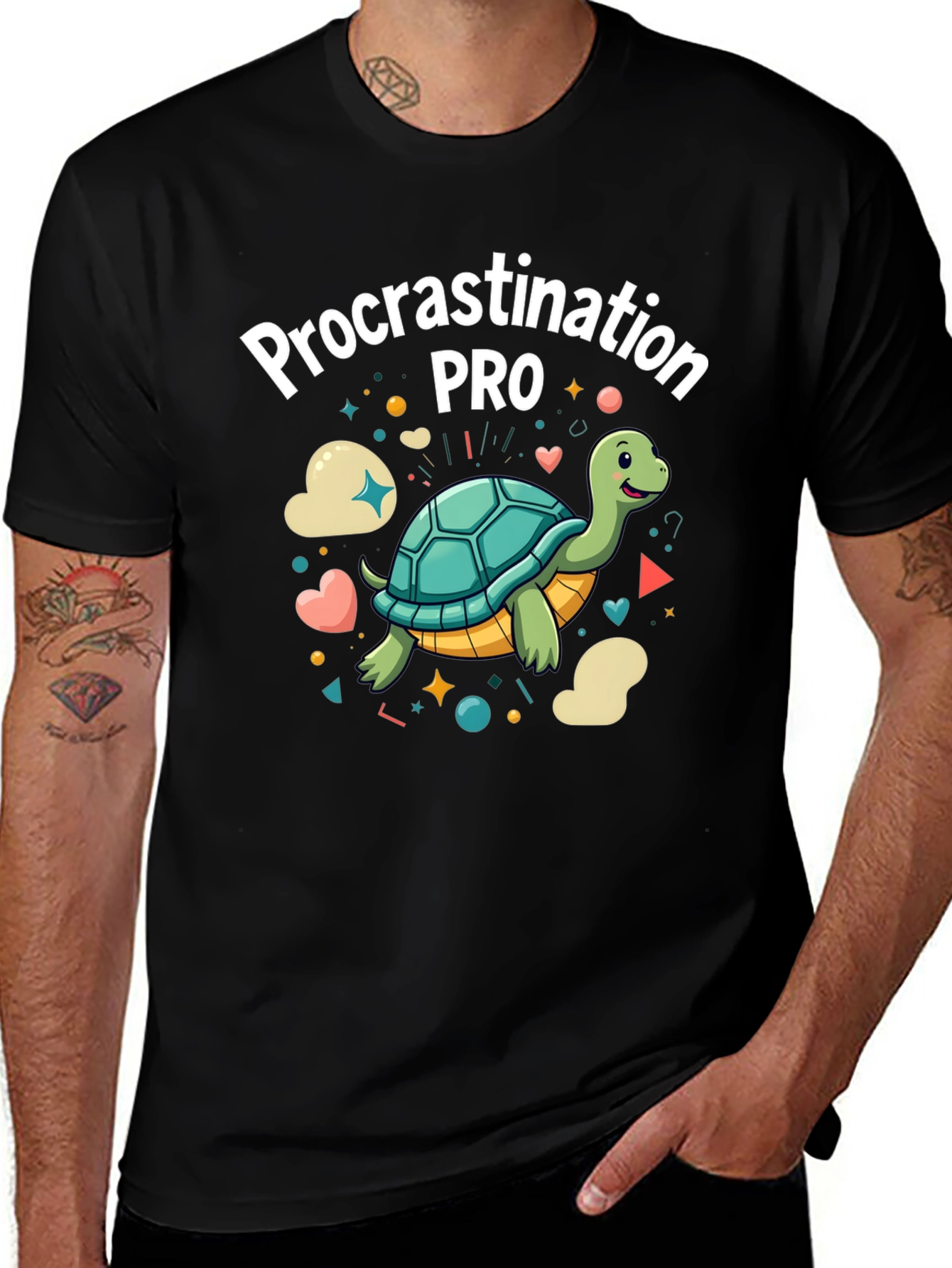 Procrastination PRO Funny Turtle T-Shirt