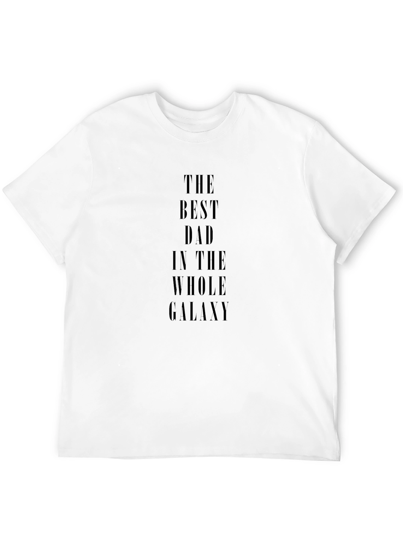 Best Dad in the Galaxy Black T-Shirt
