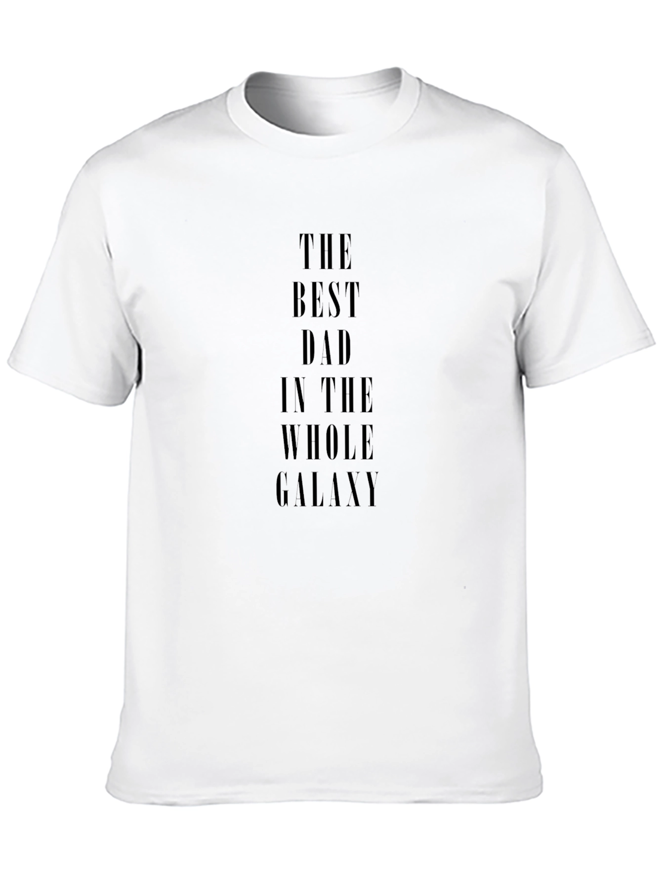 Best Dad in the Galaxy Black T-Shirt