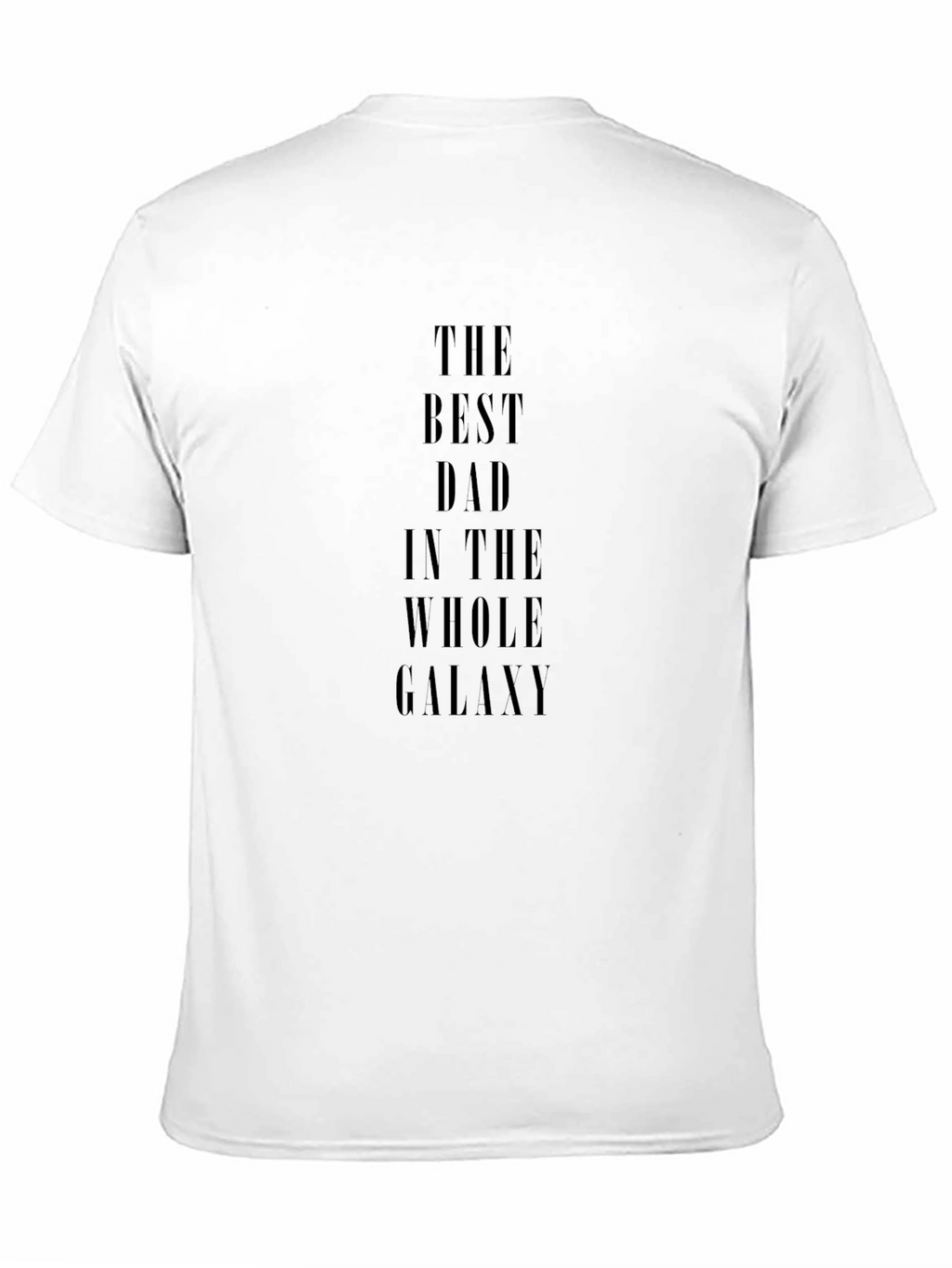 Best Dad in the Galaxy Black T-Shirt