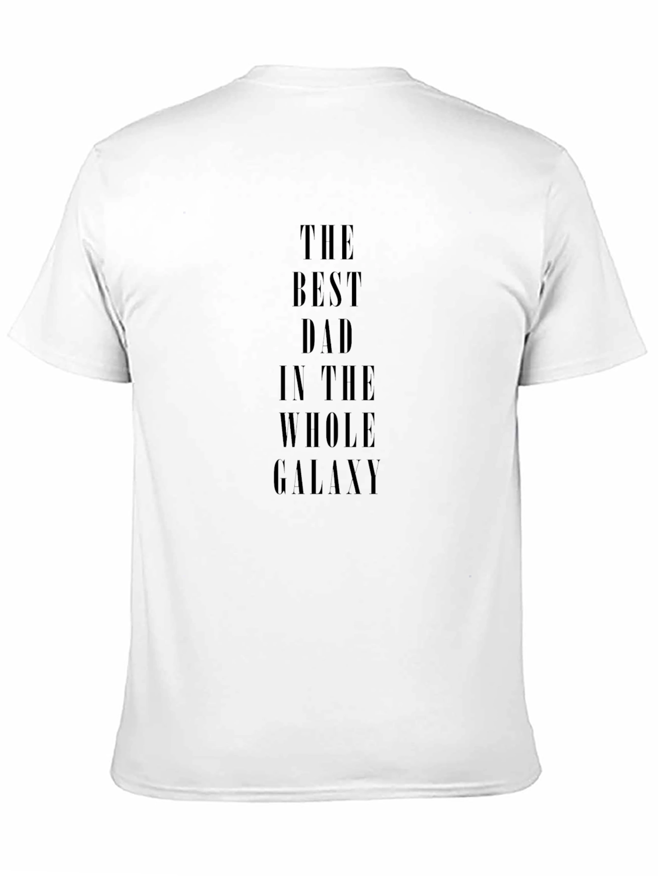 Best Dad in the Galaxy Black T-Shirt