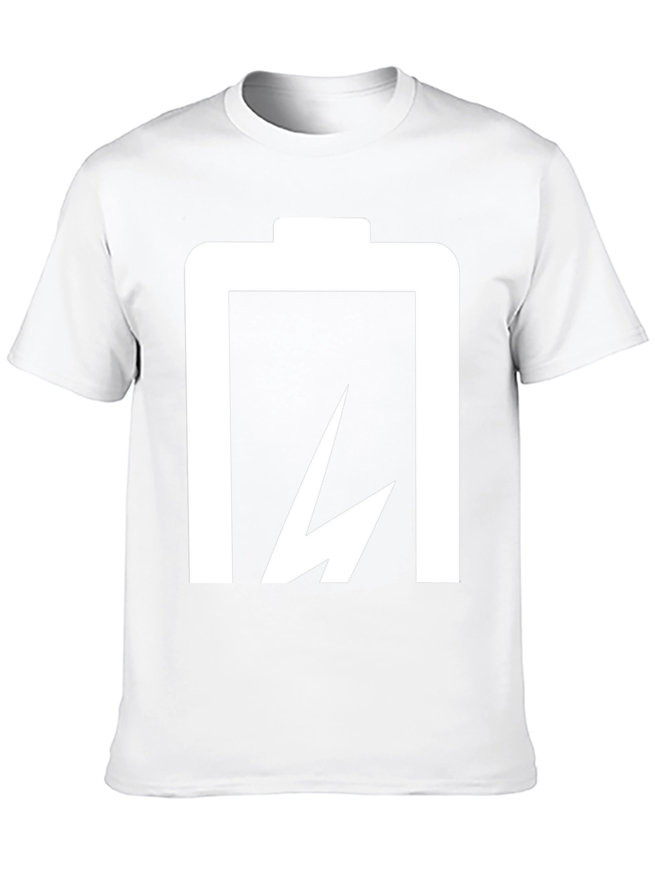 Battery Lightning Bolt Black T-Shirt