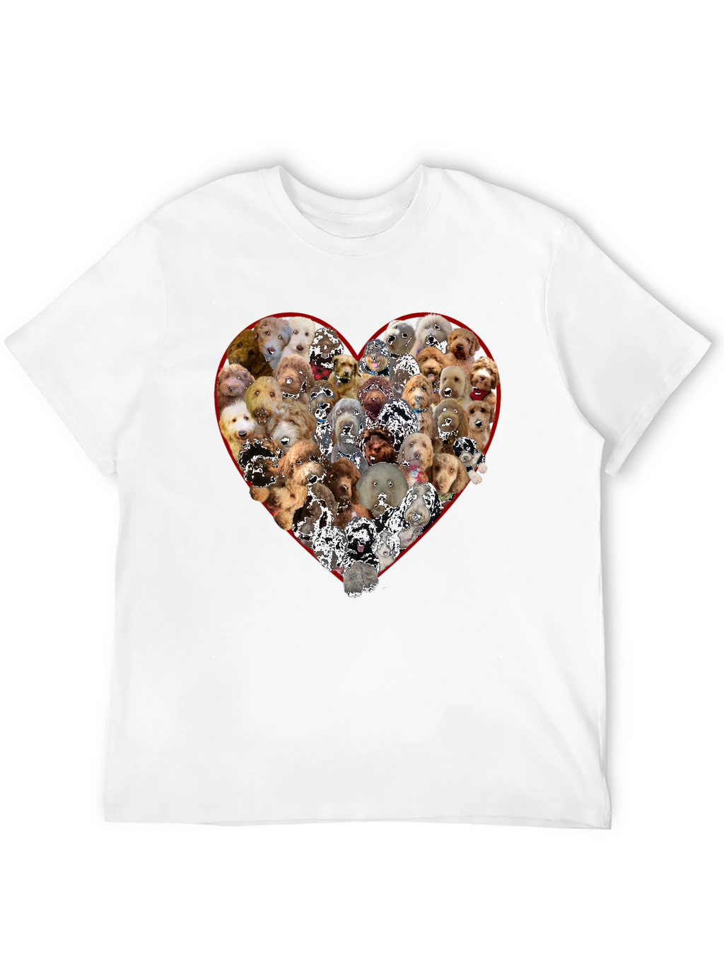 Dog Breed Heart Graphic T-Shirt