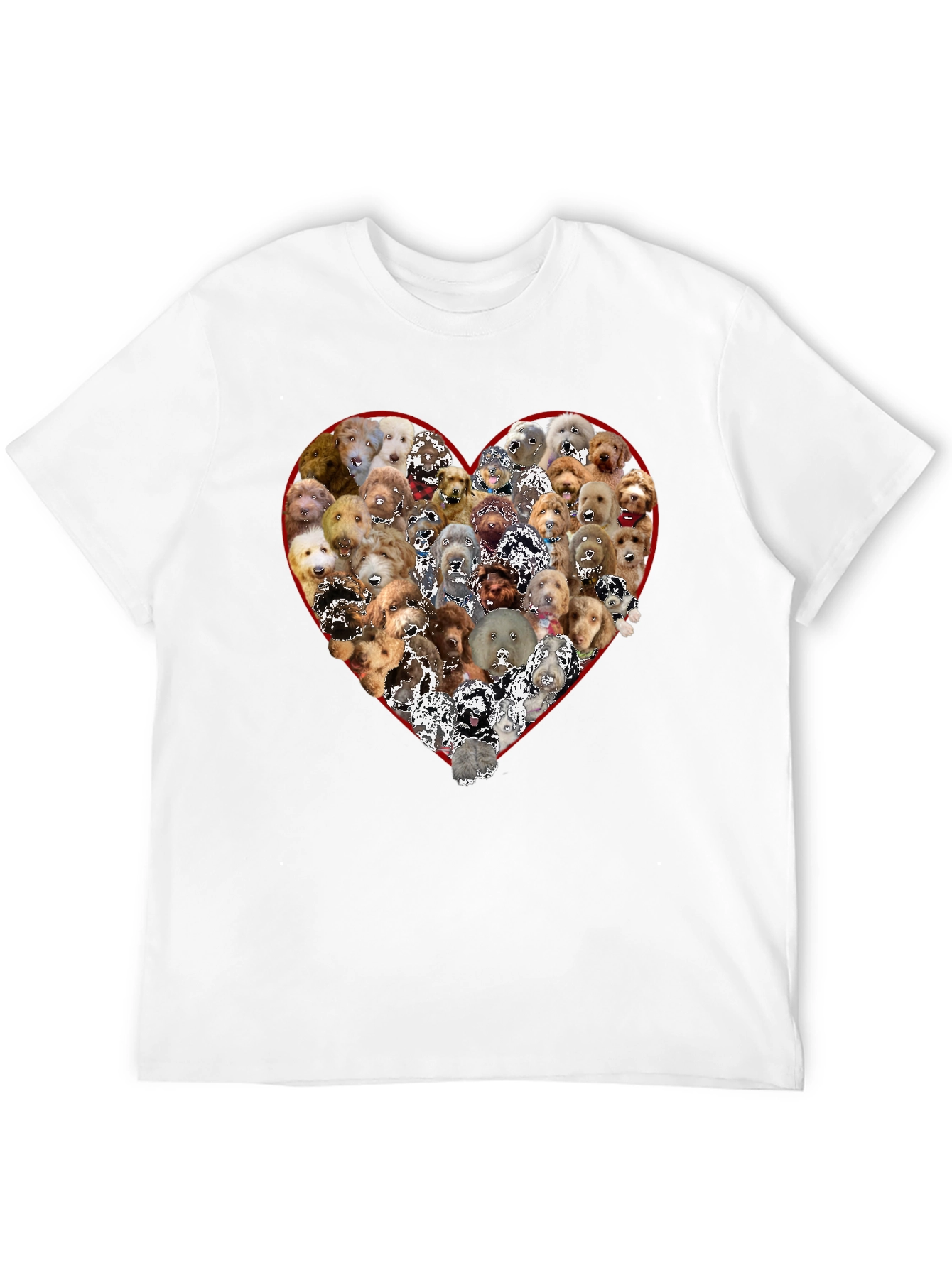 Dog Breed Heart Graphic T-Shirt