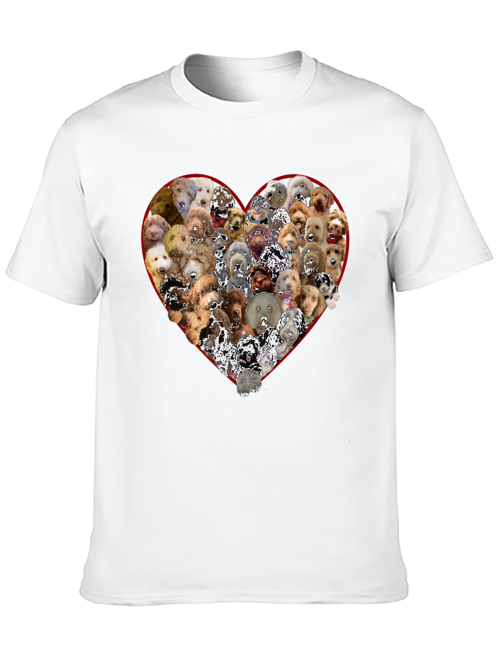 Dog Breed Heart Graphic T-Shirt