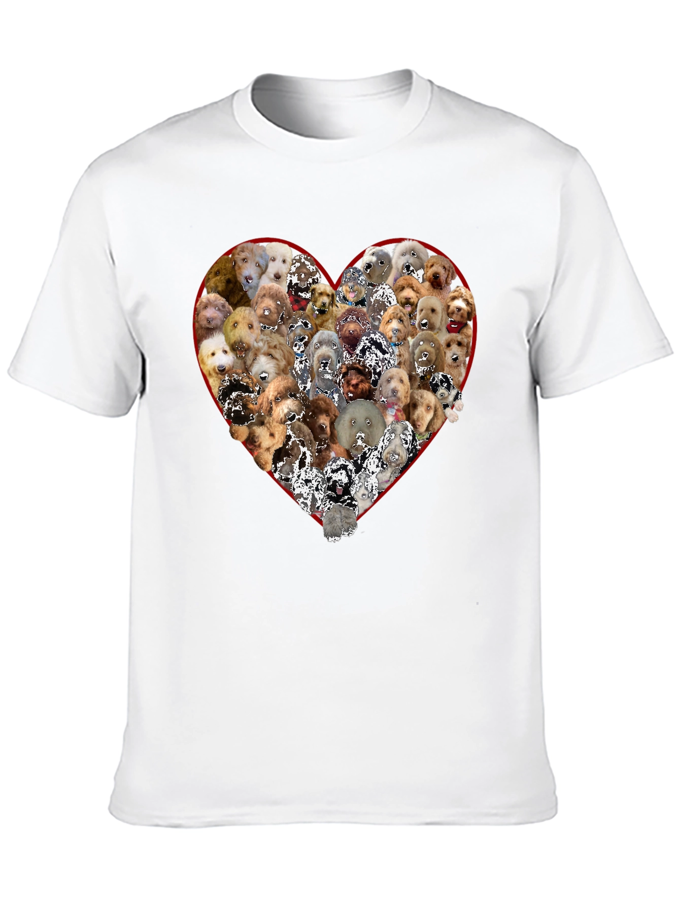 Dog Breed Heart Graphic T-Shirt