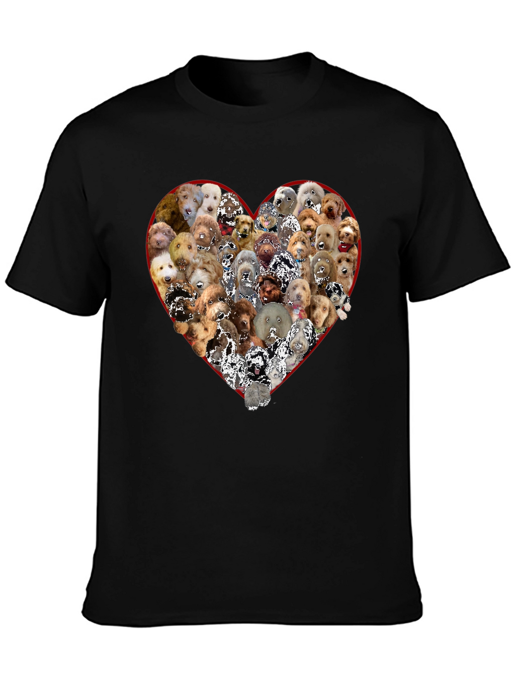 Dog Breed Heart Graphic T-Shirt