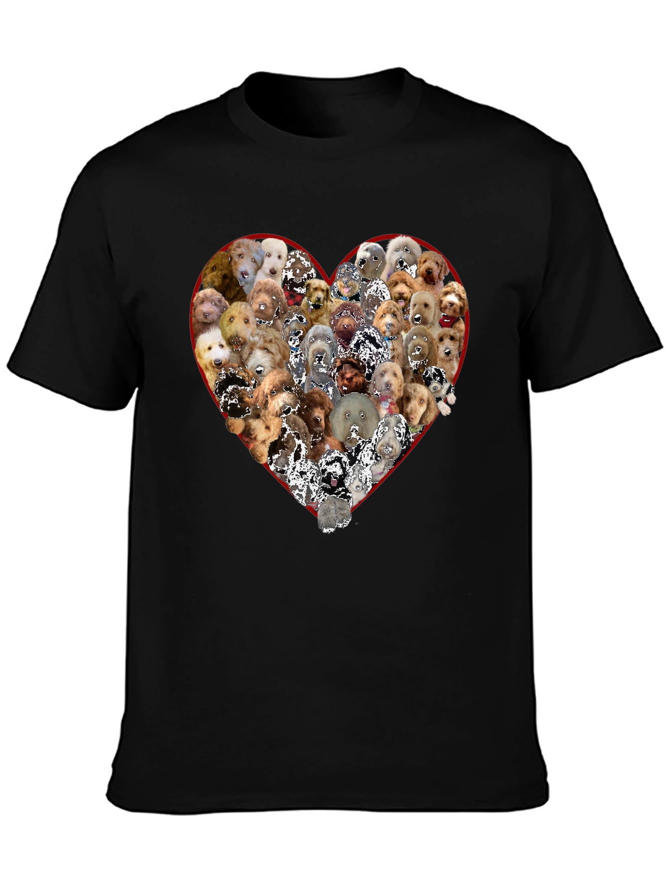 Dog Breed Heart Graphic T-Shirt