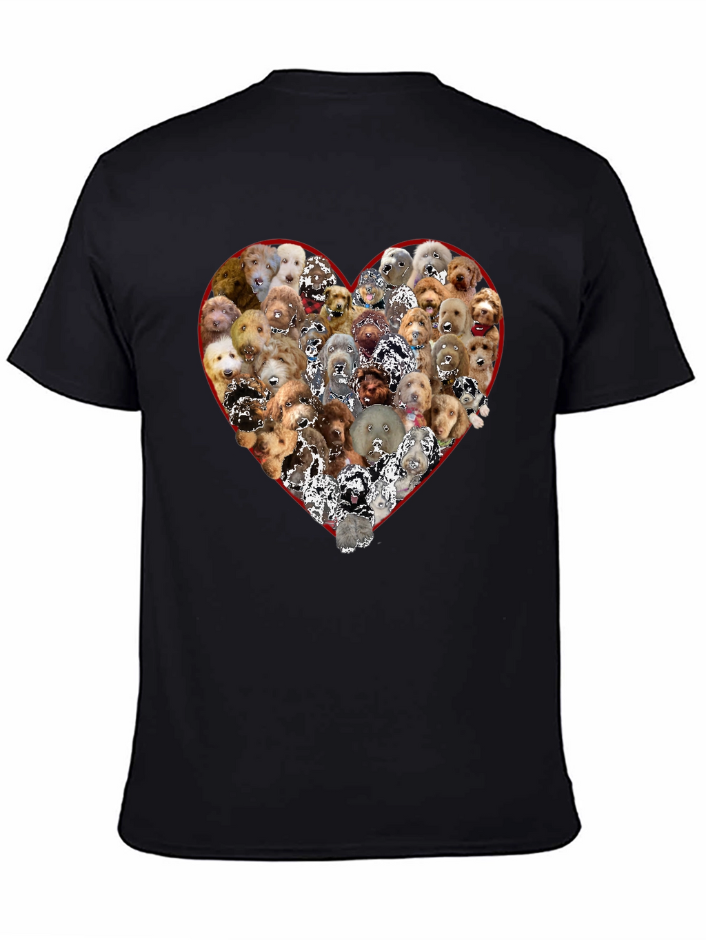 Dog Breed Heart Graphic T-Shirt