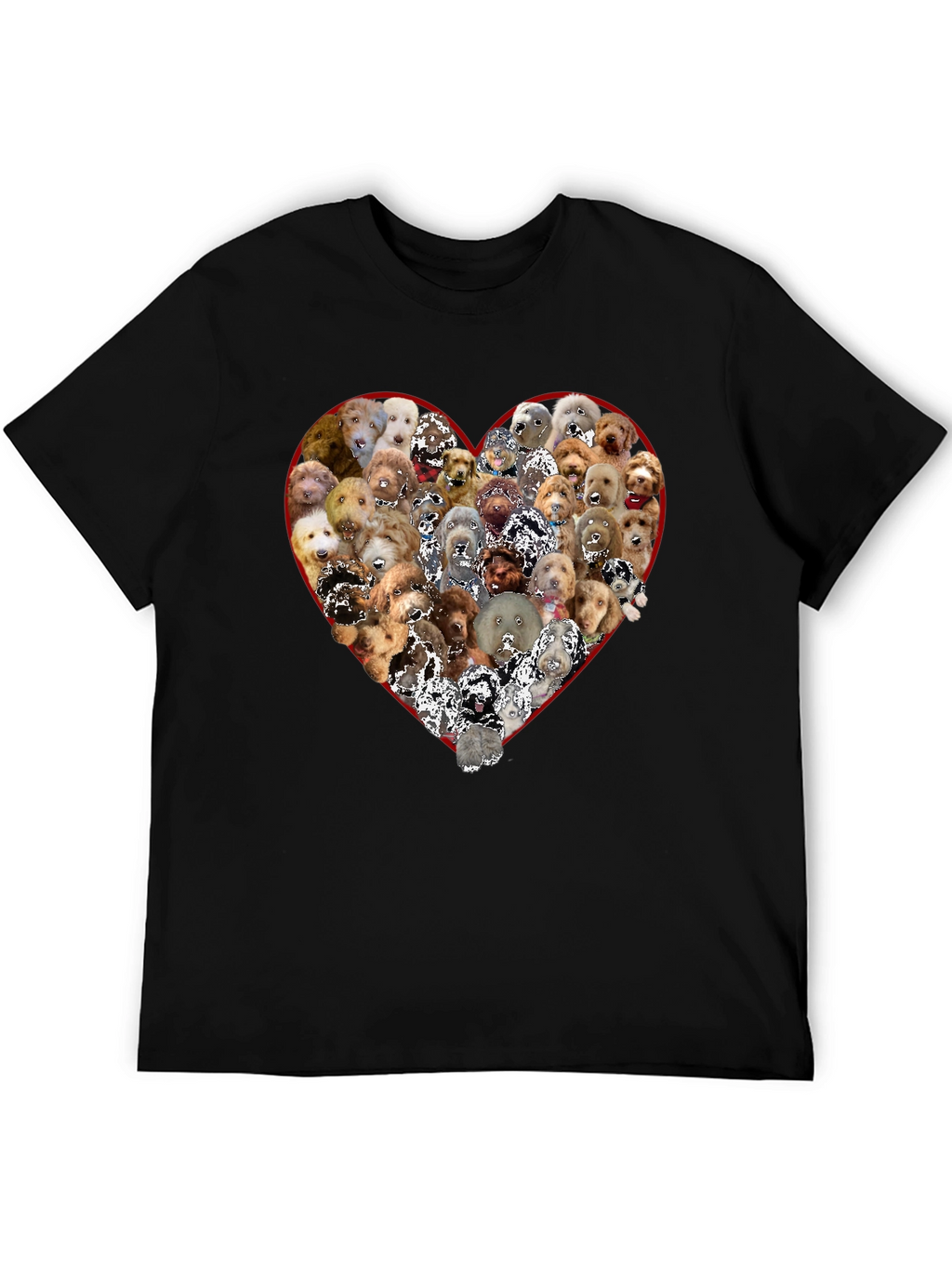 Dog Breed Heart Graphic T-Shirt