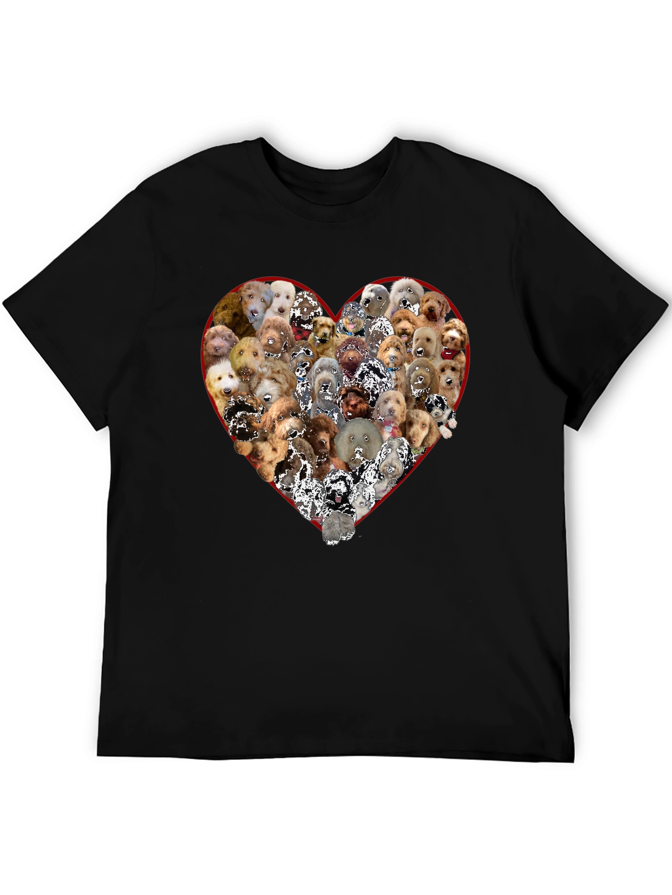 Dog Breed Heart Graphic T-Shirt