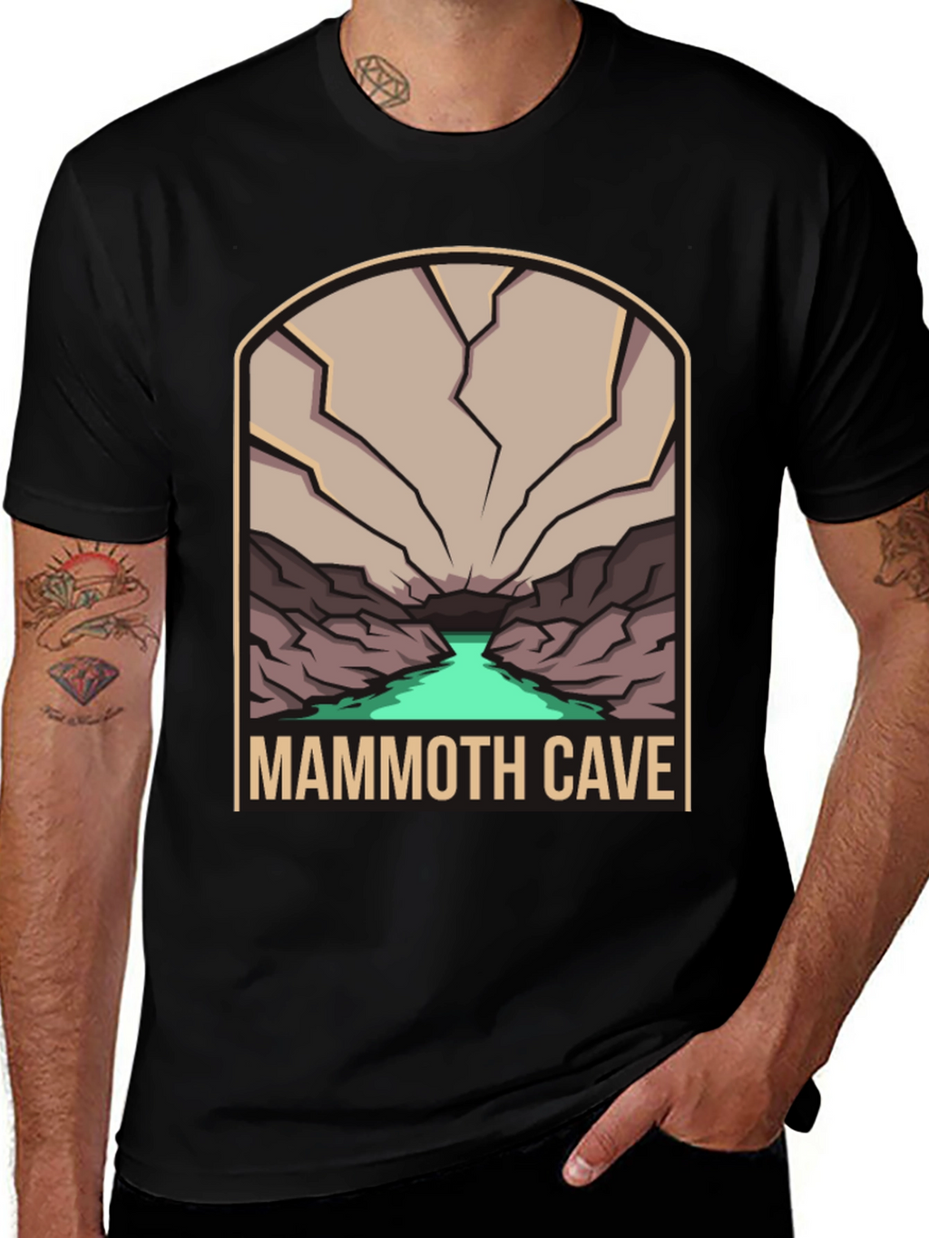 Mammoth Cave Graphic Tee - Nature Adventure Shirt