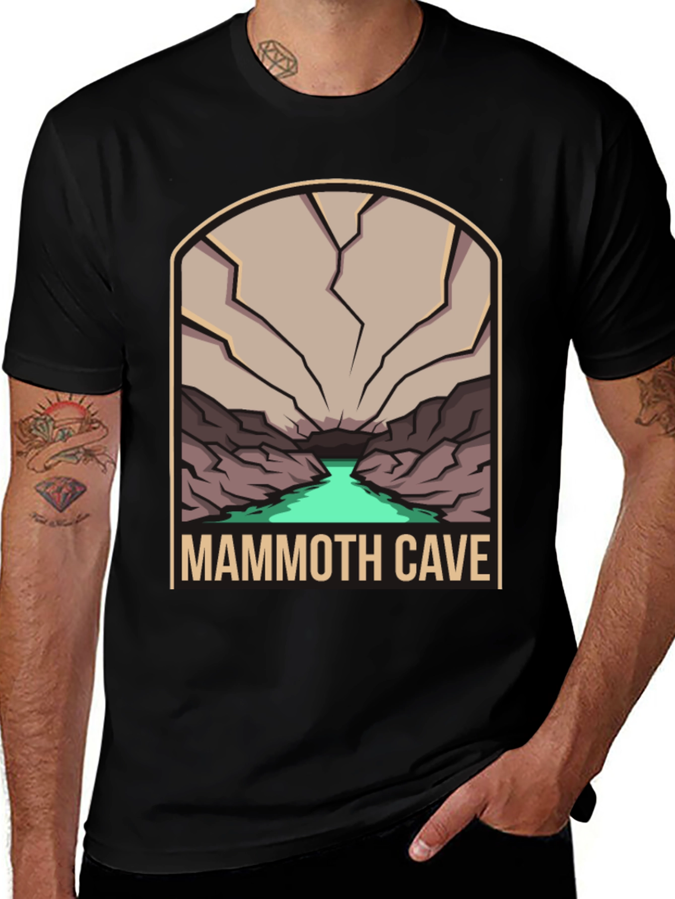 Mammoth Cave Graphic Tee - Nature Adventure Shirt