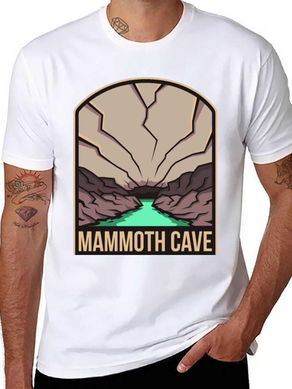 Mammoth Cave Graphic Tee - Nature Adventure Shirt
