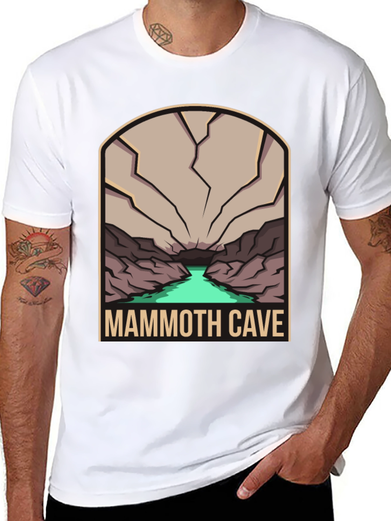 Mammoth Cave Graphic Tee - Nature Adventure Shirt