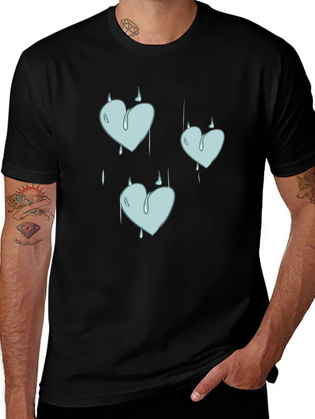 Ice Heart Graphic T-Shirt