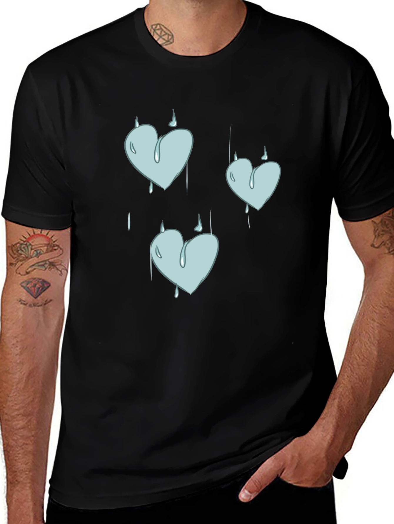 Ice Heart Graphic T-Shirt