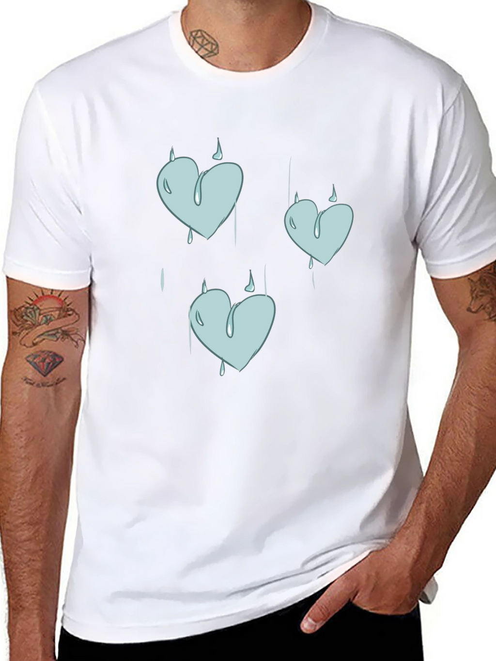 Ice Heart Graphic T-Shirt
