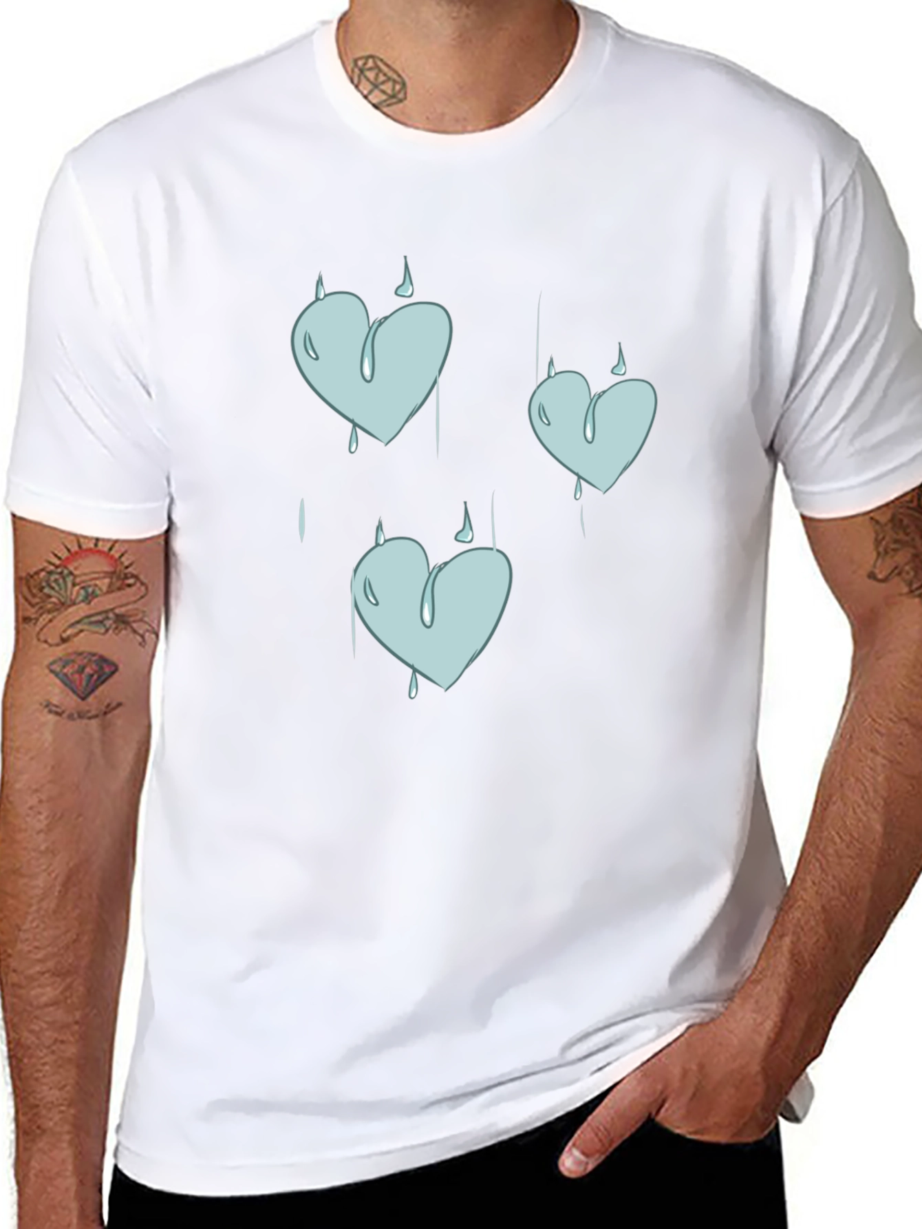 Ice Heart Graphic T-Shirt