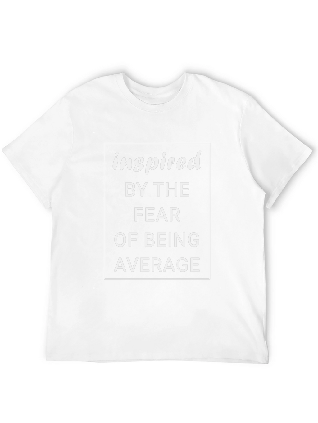 Fear of Being Average Graphic Tee - Black
