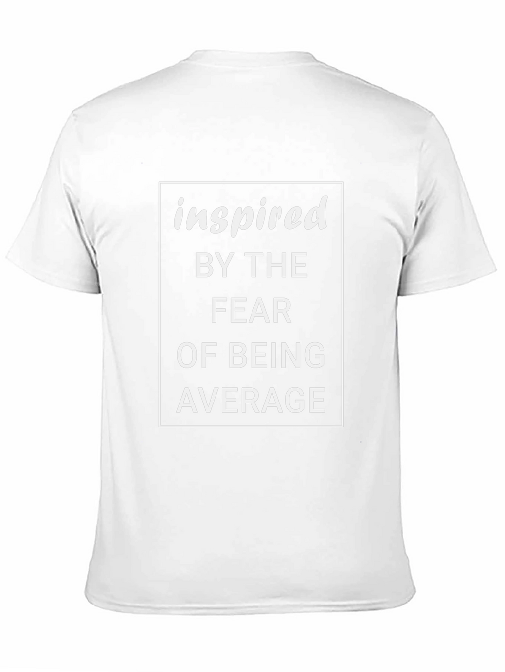 Fear of Being Average Graphic Tee - Black