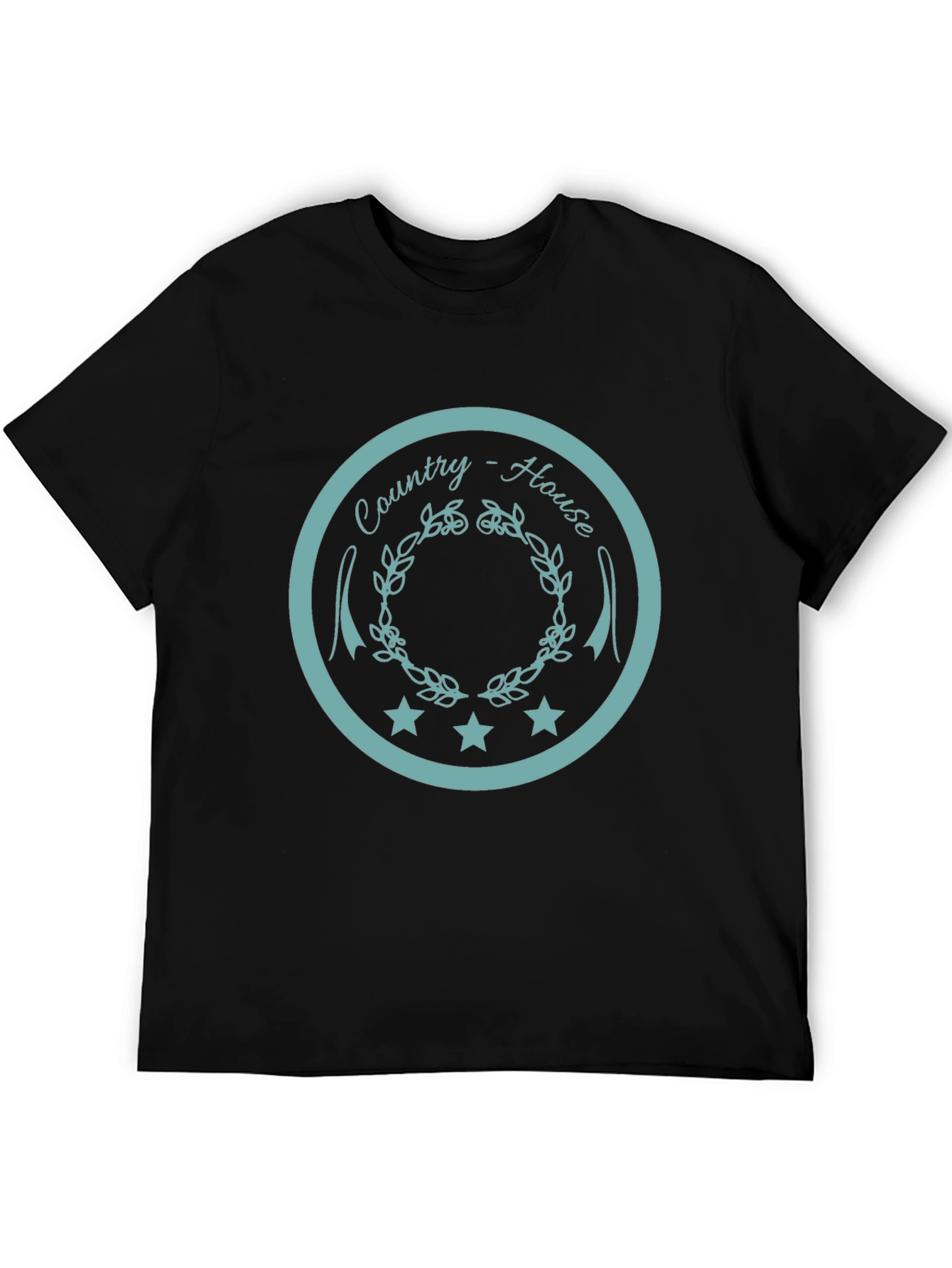 Country House Graphic Tee - Unisex Black T-Shirt