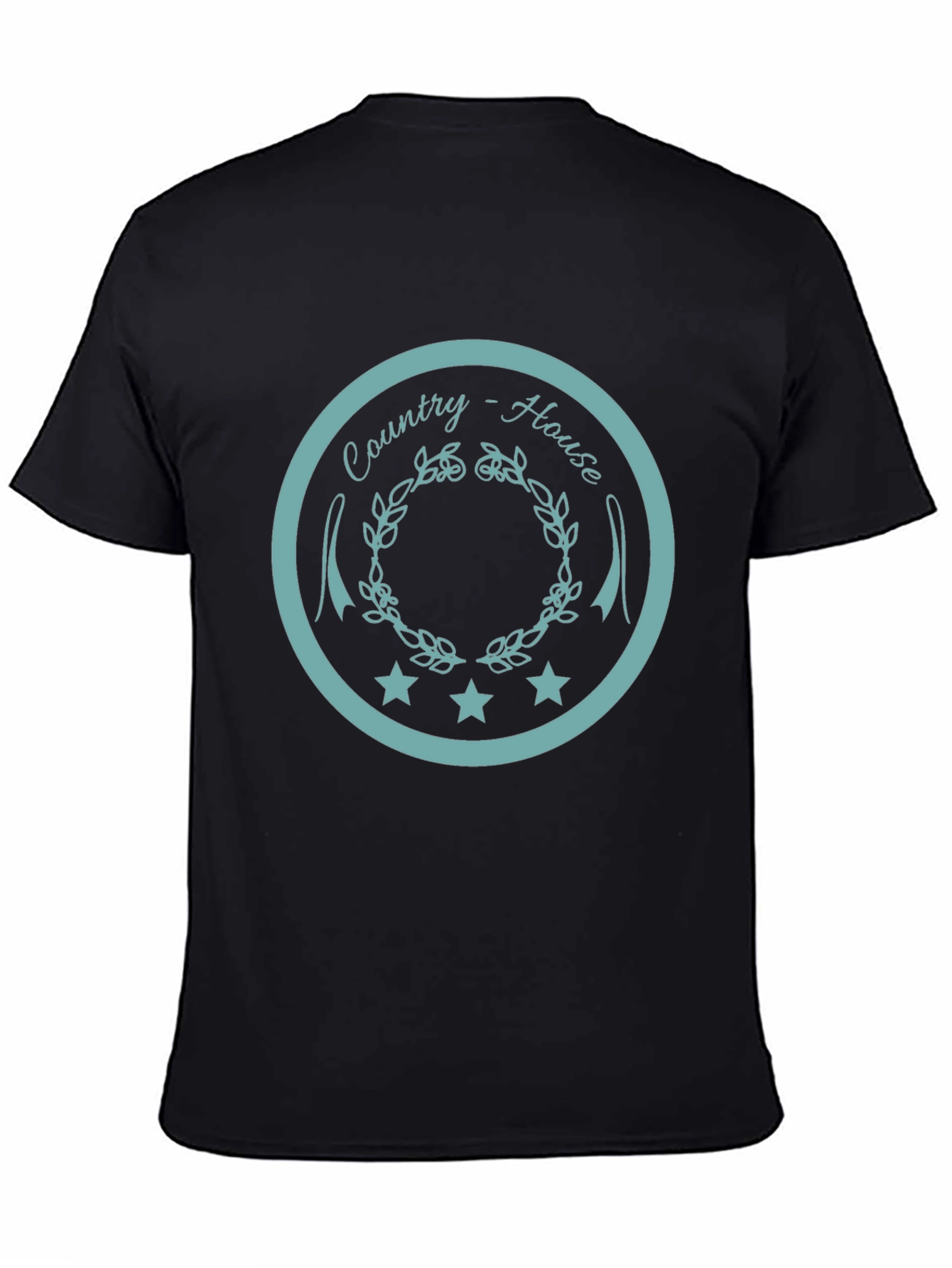 Country House Graphic Tee - Unisex Black T-Shirt
