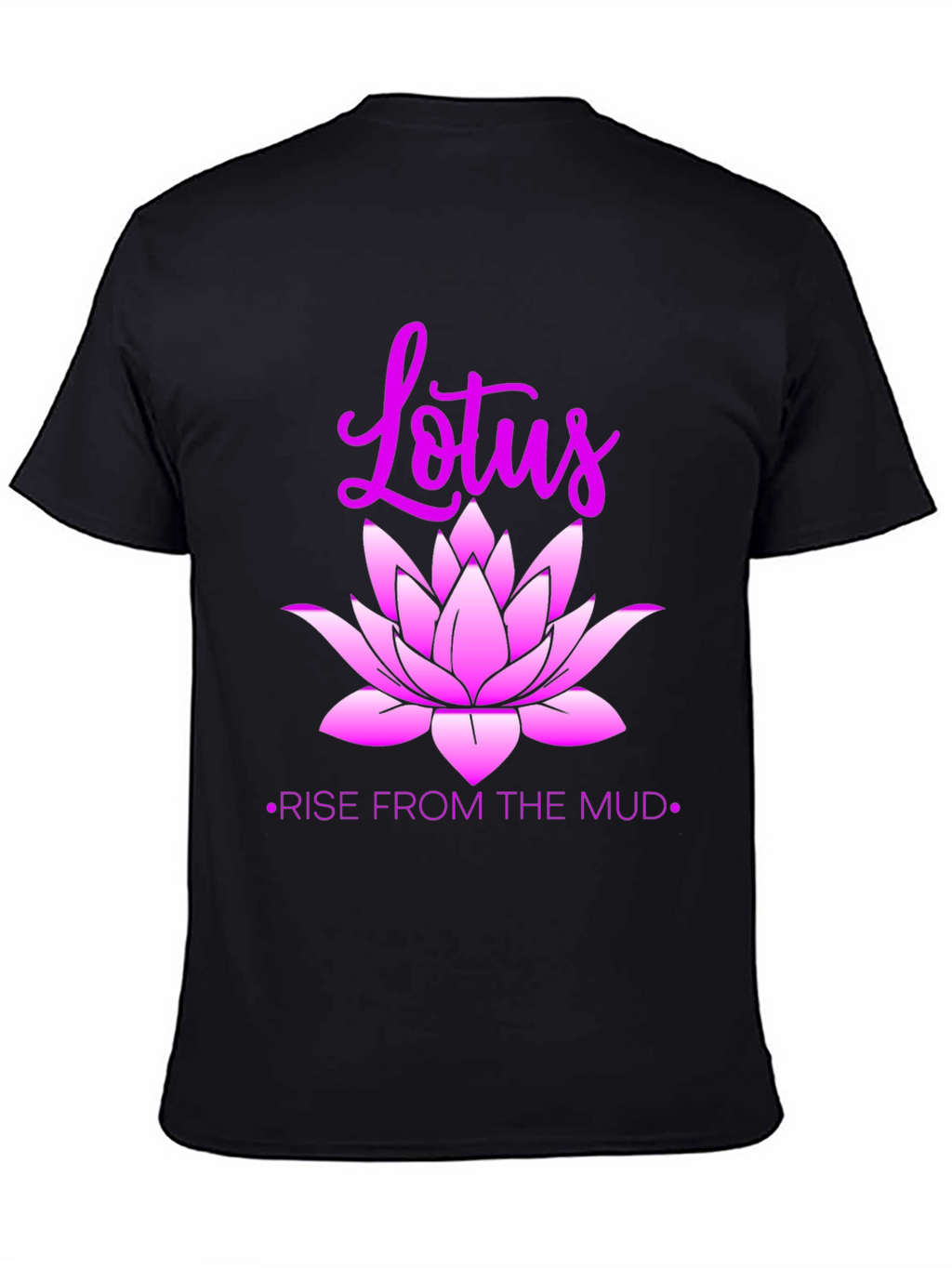 Lotus Rise Graphic Tee - Inspirational Design