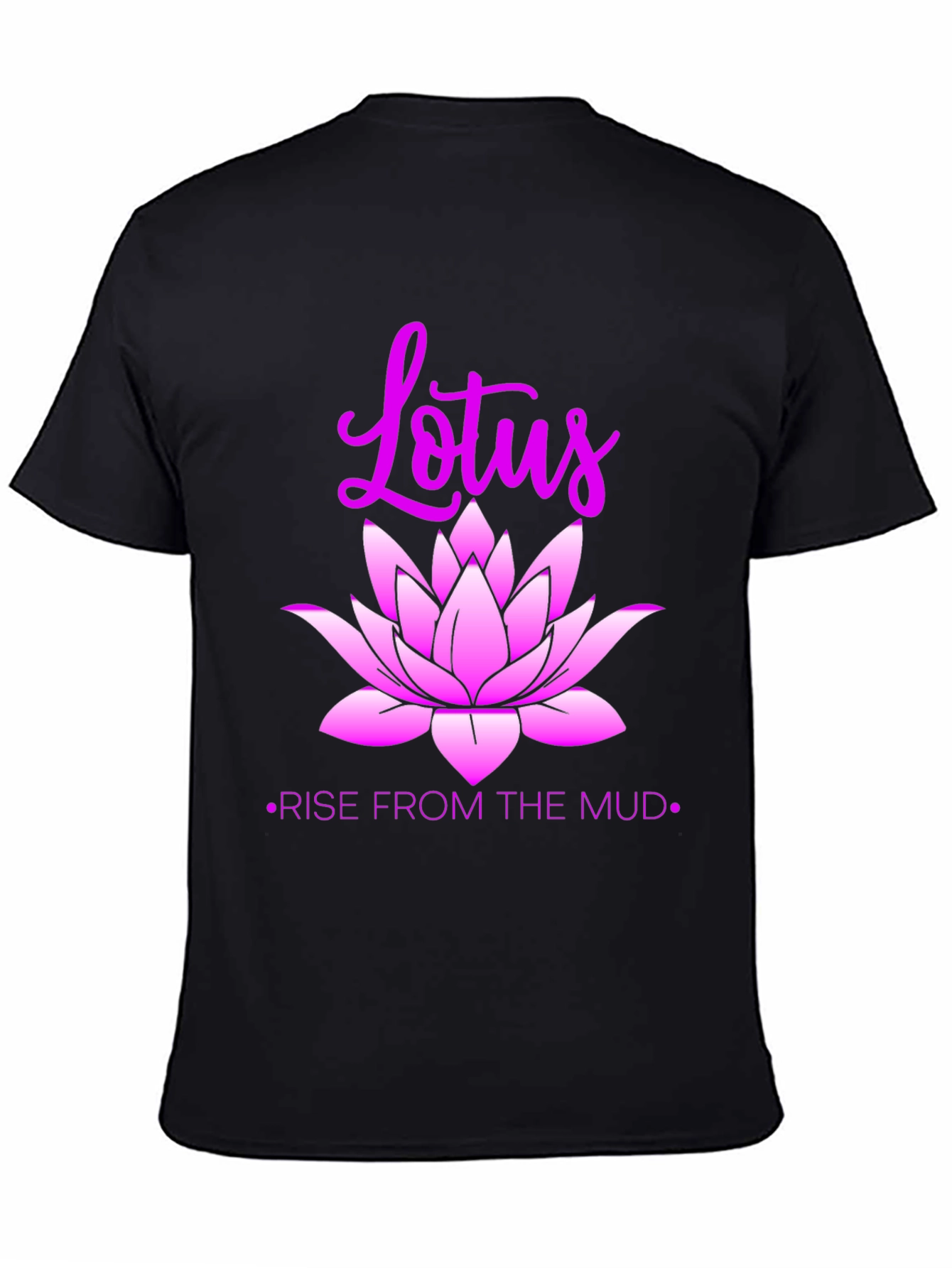 Lotus Rise Graphic Tee - Inspirational Design
