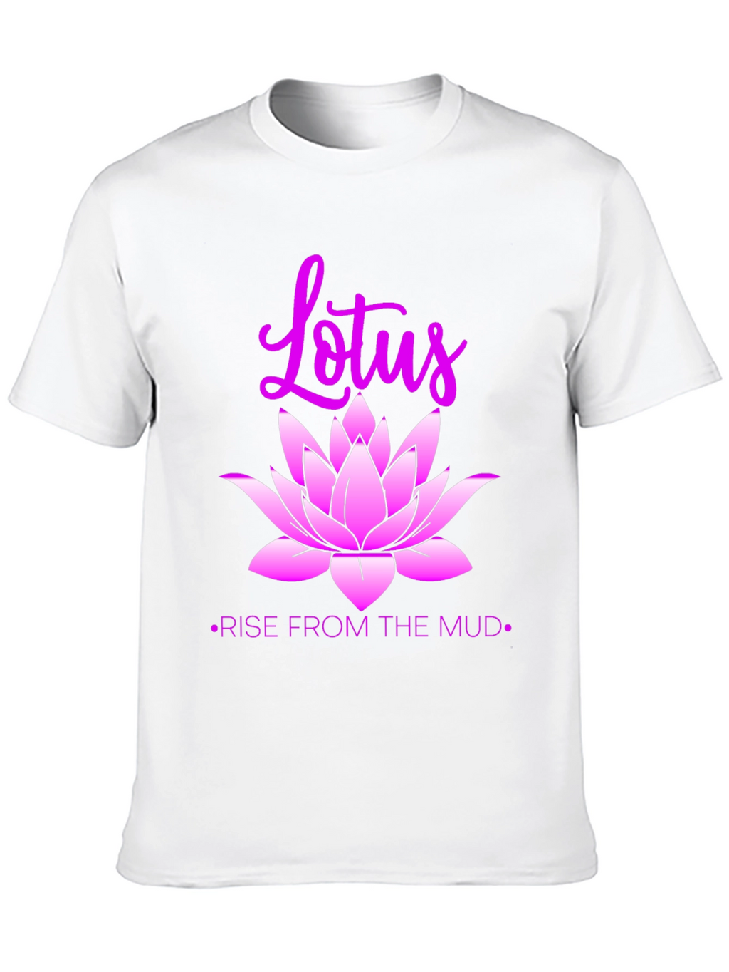 Lotus Rise Graphic Tee - Inspirational Design