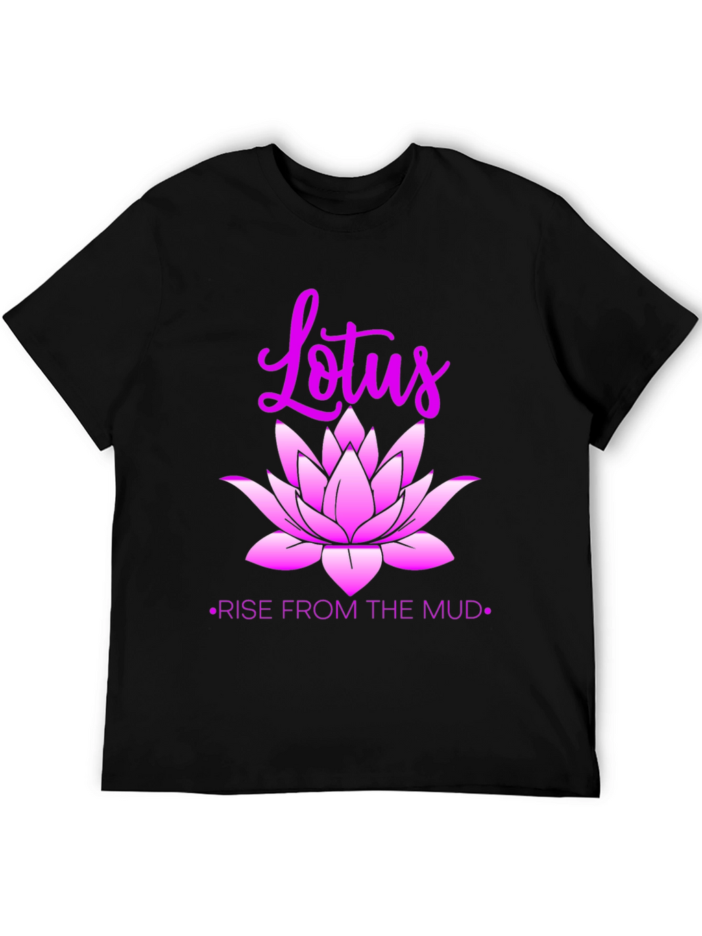 Lotus Rise Graphic Tee - Inspirational Design