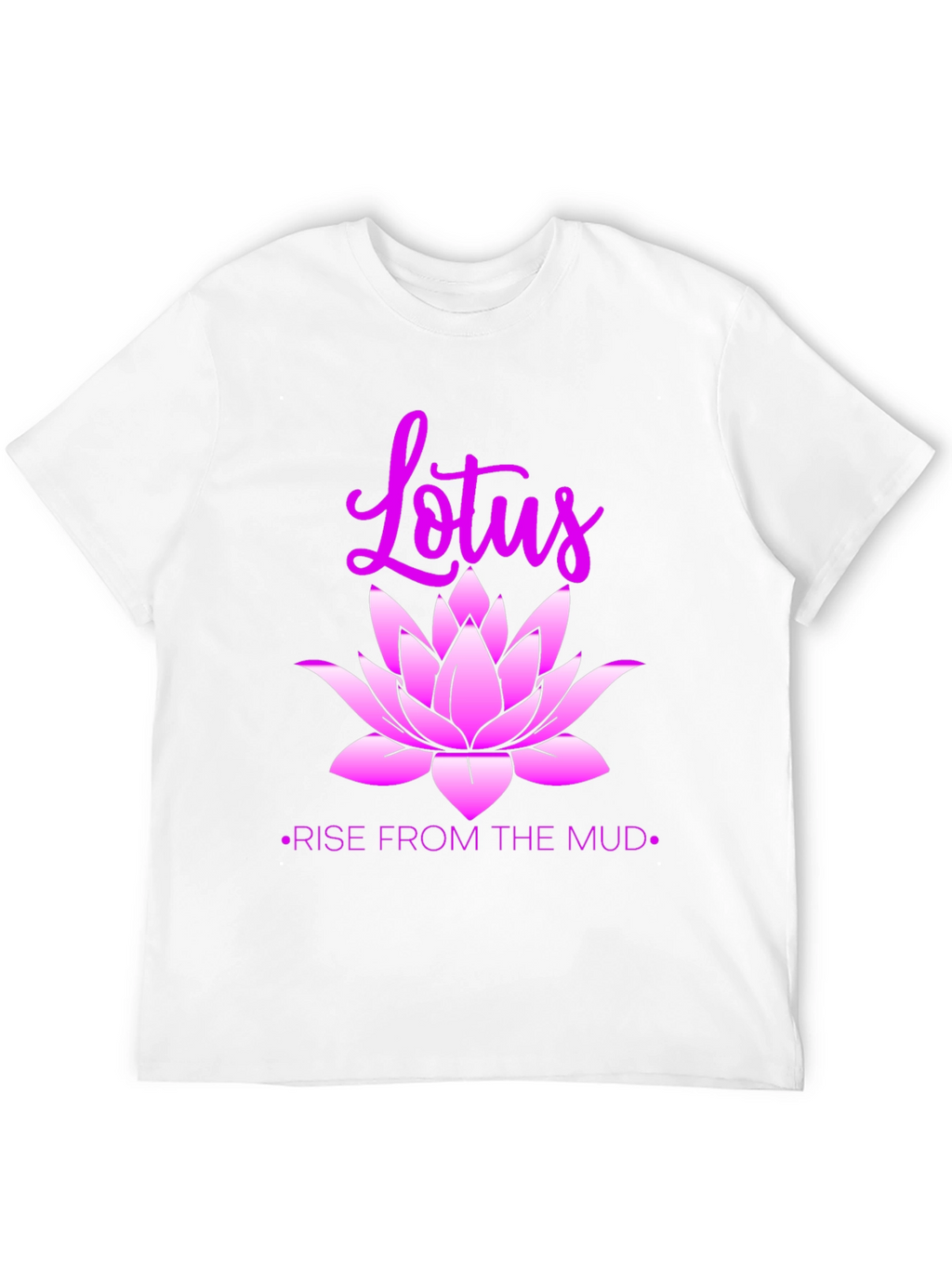 Lotus Rise Graphic Tee - Inspirational Design