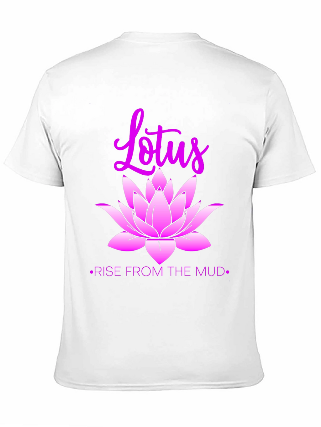 Lotus Rise Graphic Tee - Inspirational Design