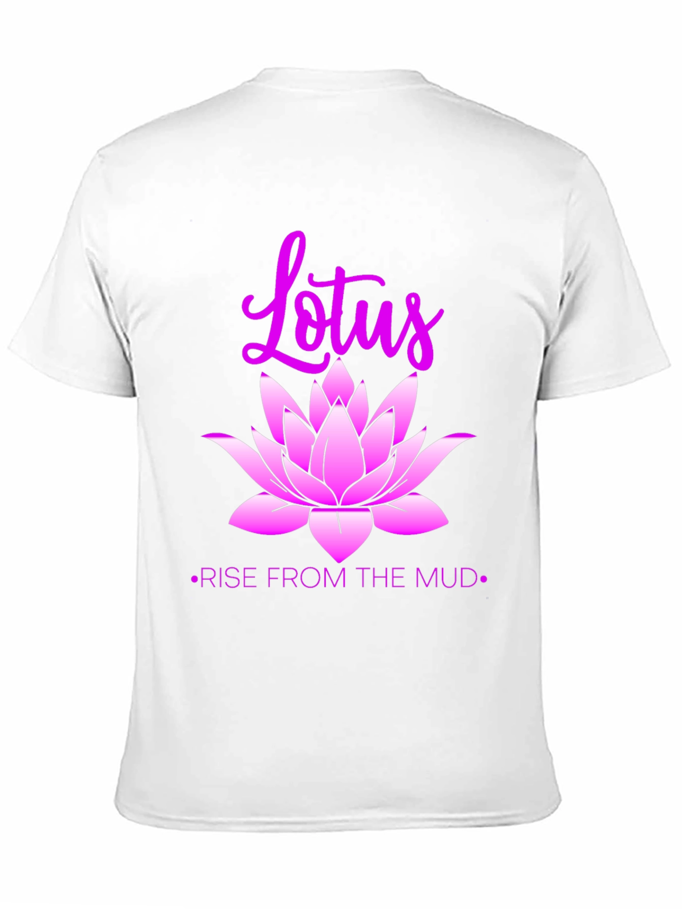 Lotus Rise Graphic Tee - Inspirational Design