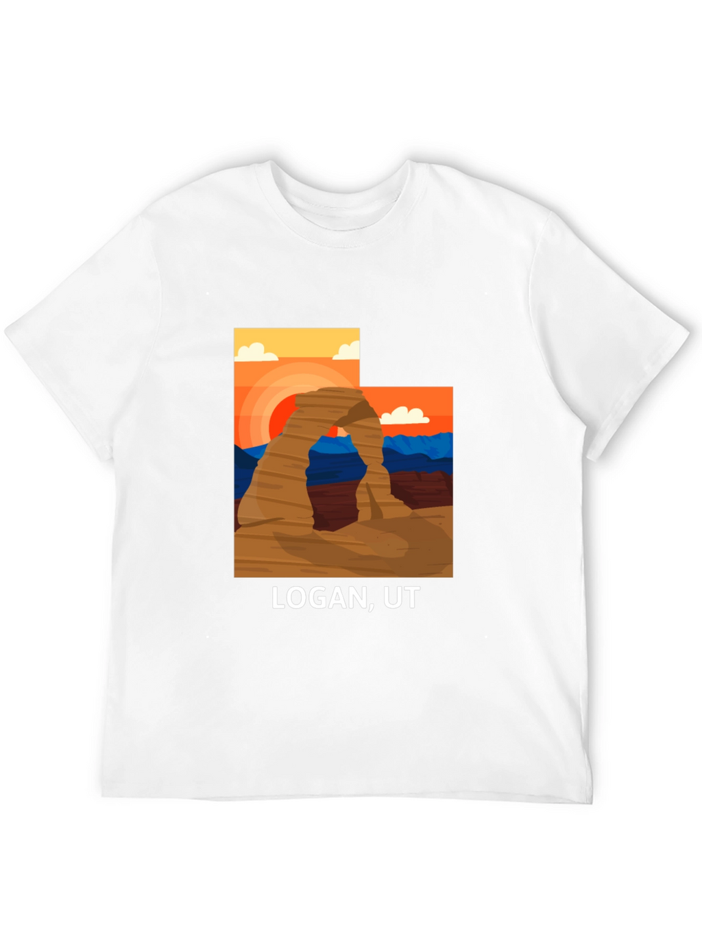 Logan UT Graphic Tee - Desert Archway