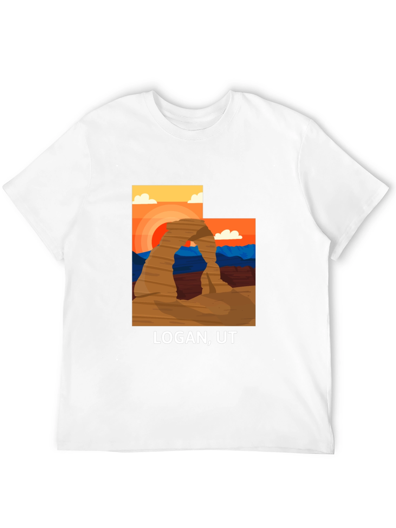 Logan UT Graphic Tee - Desert Archway