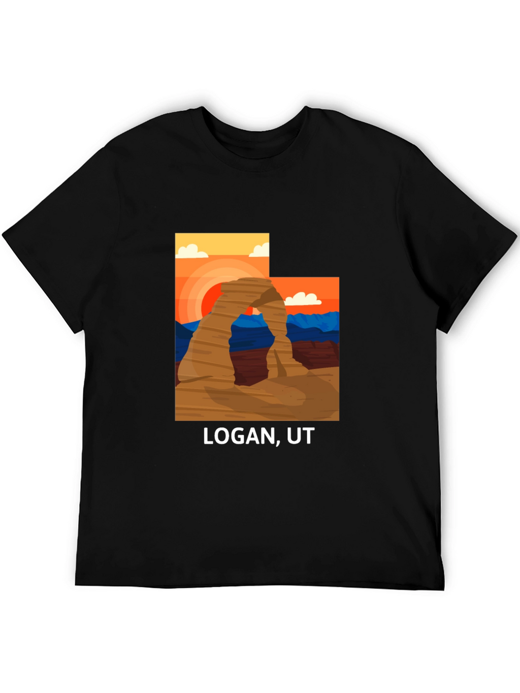 Logan UT Graphic Tee - Desert Archway