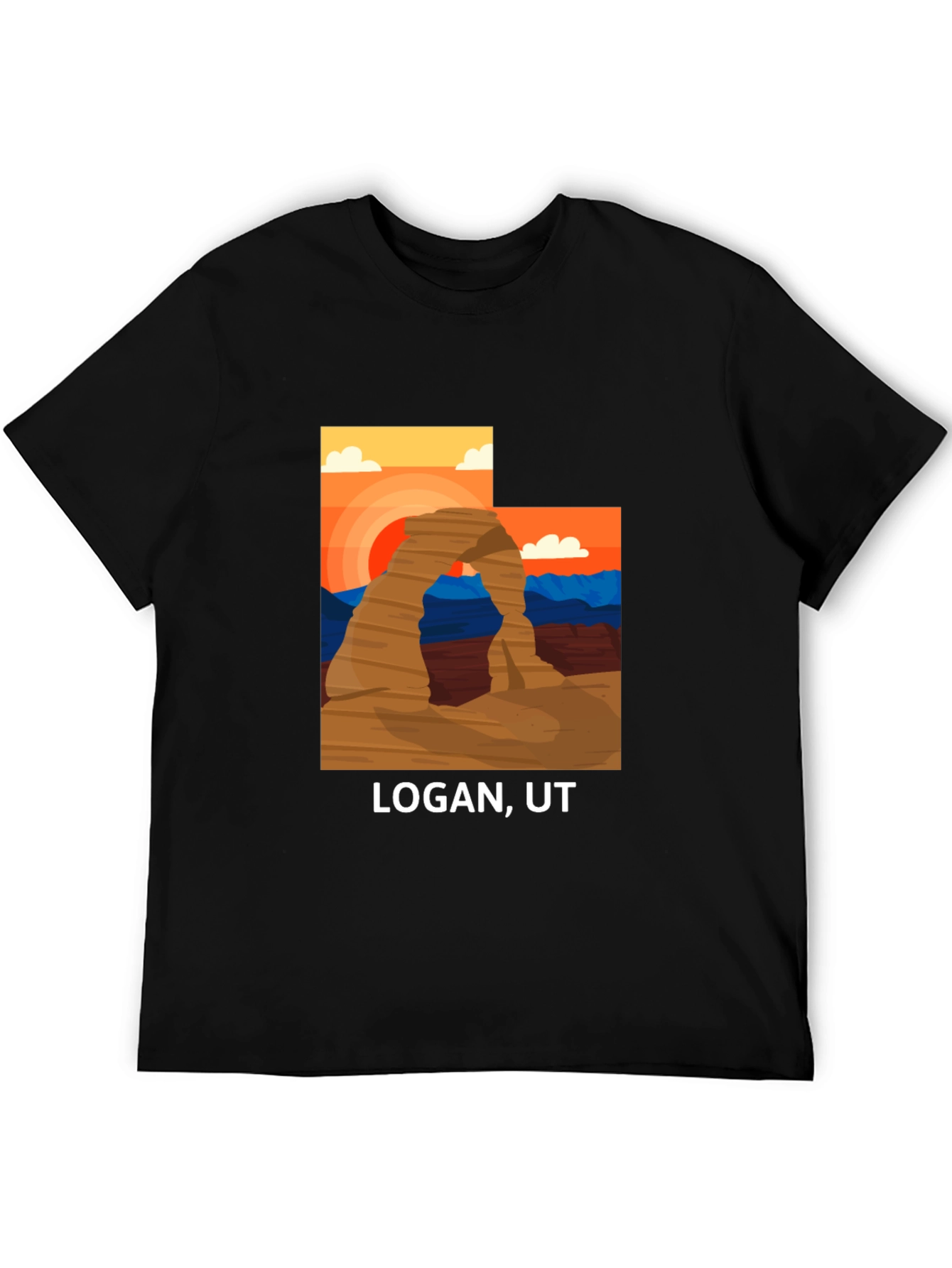 Logan UT Graphic Tee - Desert Archway