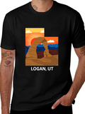 Logan UT Graphic Tee - Desert Archway