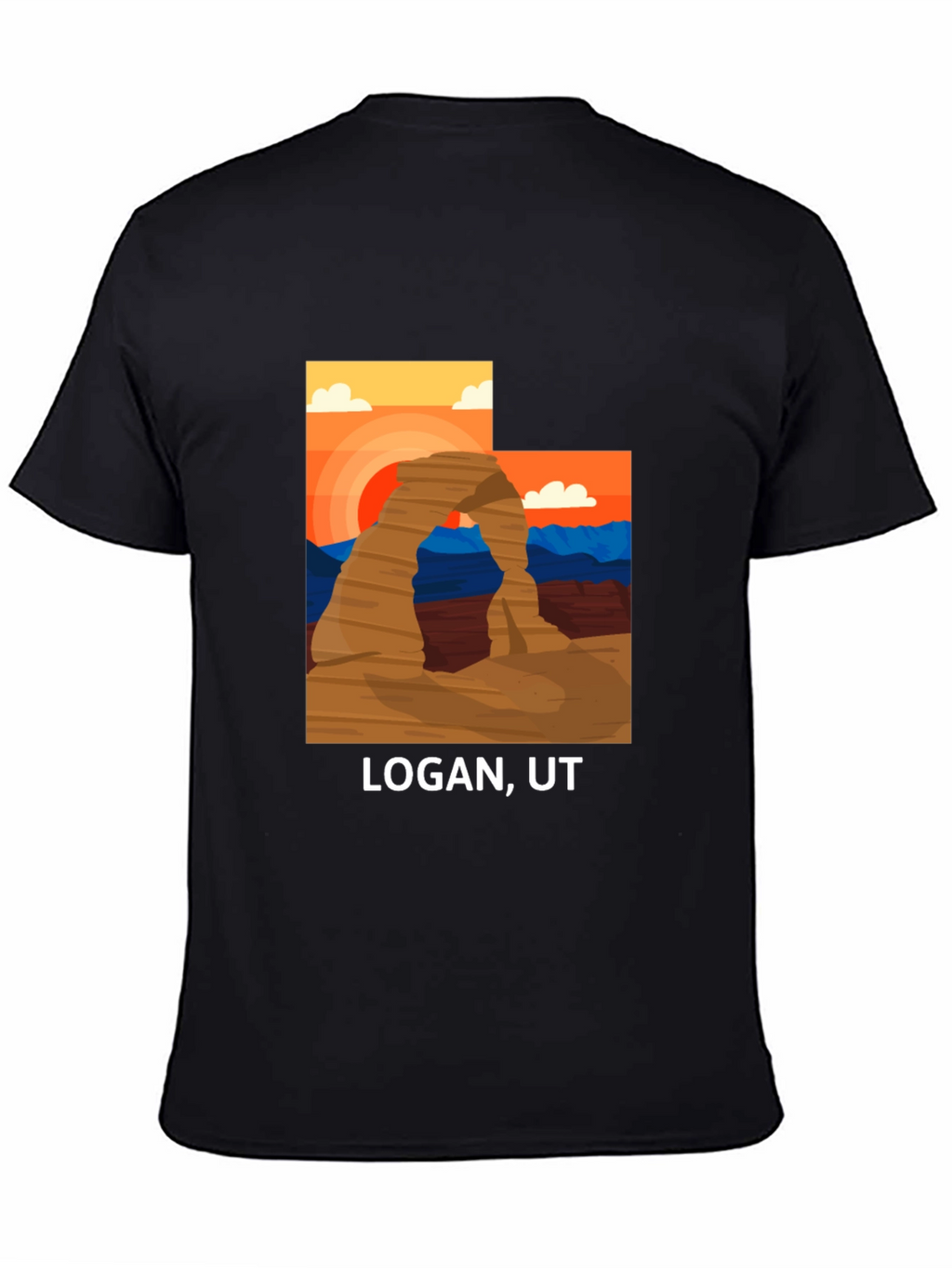 Logan UT Graphic Tee - Desert Archway